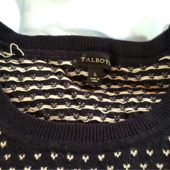 Talbots Holiday Sweater, Size Large - Picture 3 of 4